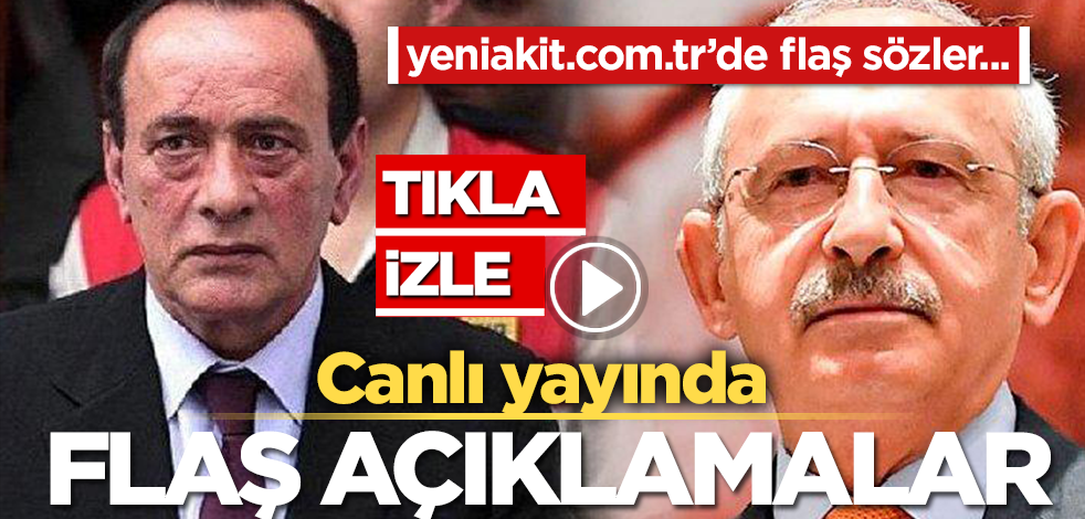 CANLI YAYIN! Canlı yayında flaş Alaattin Çakıcı açıklaması