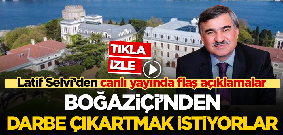 CANLI YAYIN! Eğitim-Bir-Sen Genel Sekreteri Latif Selvi’den canlı yayında flaş açıklamalar