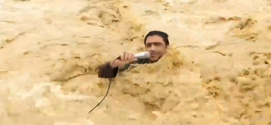 Canlı yayın faciası! Selin ortasında yayın yaparken canından oluyordu