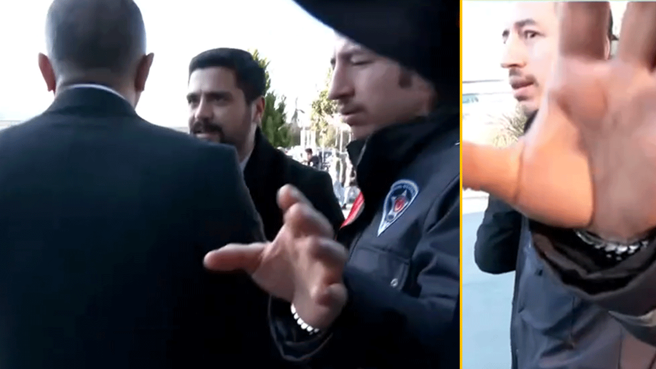 Canlı yayın sabote edildi! Hastane yakınında Akit TV kameralarına engel