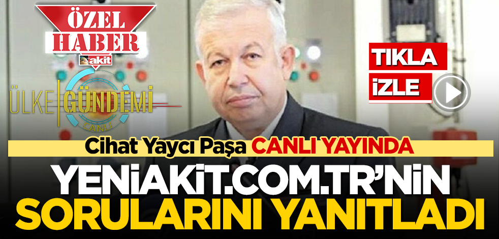 CANLI YAYIN! Tümamiral Cihat Yaycı Paşa canlı yayında bomba açıklamalar
