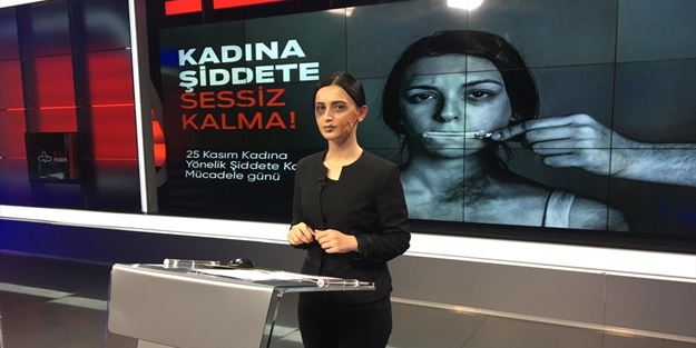 Canlı yayına böyle çıktı! Haber spikerini görenler şaşkına döndü