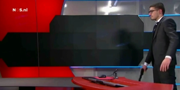 Canlı yayına silahlı baskın