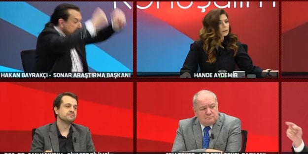 Canlı yayında 104 amiral tartışması! Bayrakçı ve Birinci masaları yumrukladı