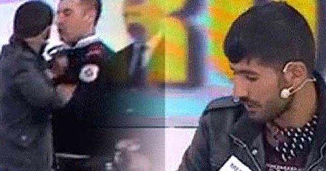 Canlı yayında asker kaçağı olduğu anlaşıldı