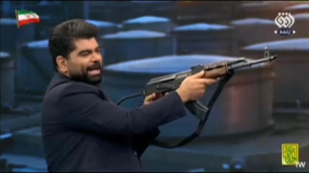Canlı yayında BAE bayrağına sembolik olarak ateş açıldı ‘Siyonistsever’ İran’ın hedefinde