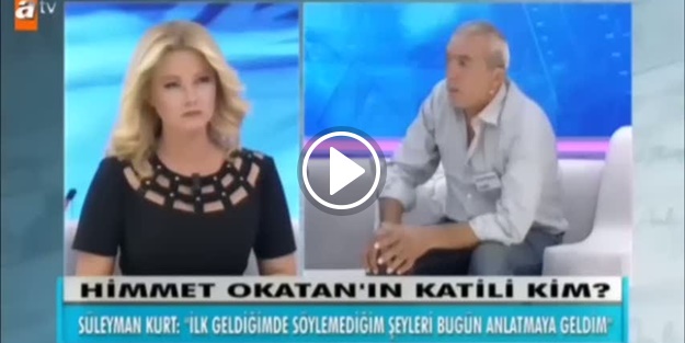 Canlı yayında cinayet itirafı!