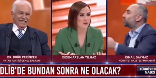 Şehitlerle ilgili konuşurken gülücükler saçan Doğu Perinçek'e tepki!