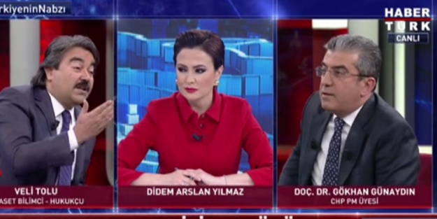 Canlı yayında 'ittifak' kavgası, sunucu reklama gitti