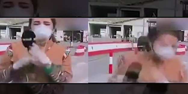 Canlı yayında koronavirüs dehşeti! Muhabir yüksek ateşle yere yığıldı