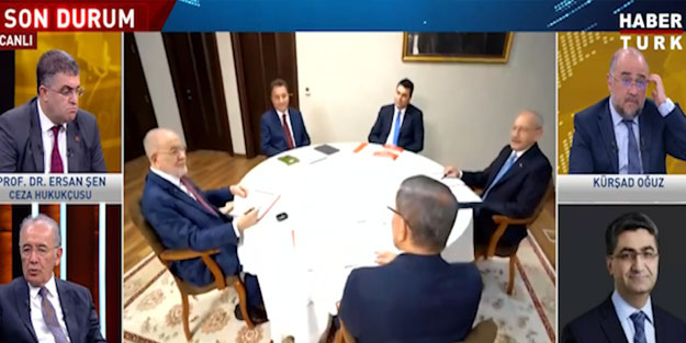 Canlı yayında masa kavgası: Siz bizim haysiyetimize ve şerefimize söz söyleyemezsiniz