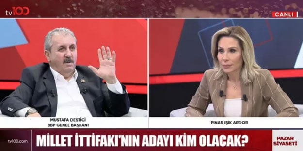 Canlı yayında Millet İttifakı'na aday önerisi