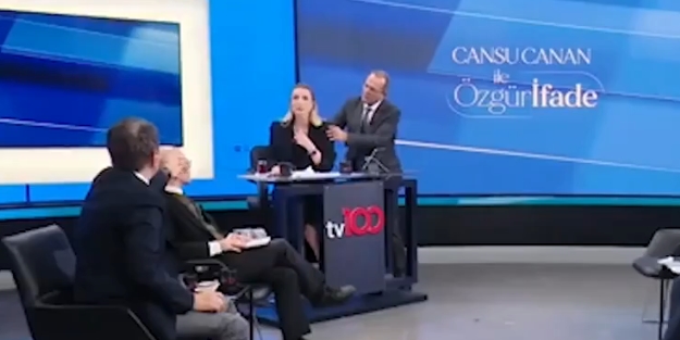 Canlı yayında ölümden döndü! Yediği kuruyemiş sunucu Cansu Canan Özgen'in soluk borusuna kaçtı! İşte o anlar