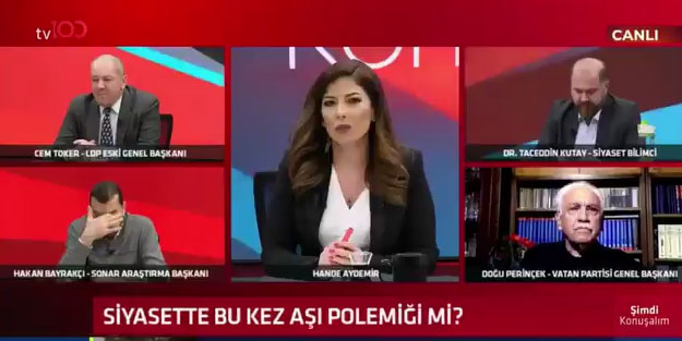 Canlı yayında Perinçek sert çıktı: Otur orada adam gibi