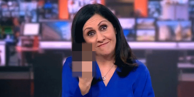 Canlı yayında rezalet!