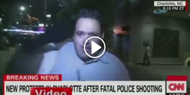 CNN muhabirinin zor anları!