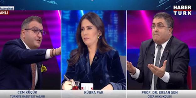 Canlı yayında sert terör kavgası