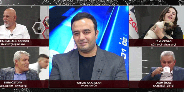 Canlı yayında sürpriz misafir