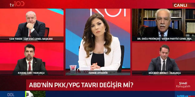 Canlı yayında vatan hainliği tartışması