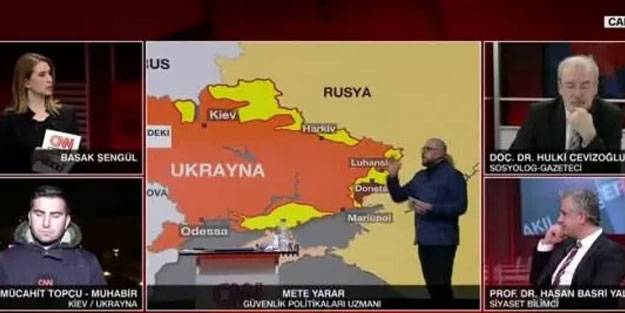 Canlı yayını siren sesleri böldü