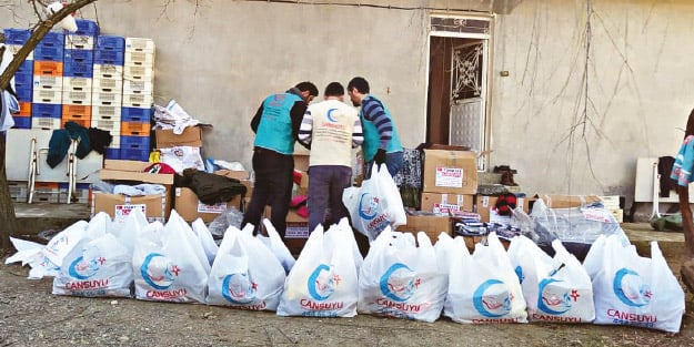 Cansuyu, depremin yaralarını sarmak üzere harekete geçti