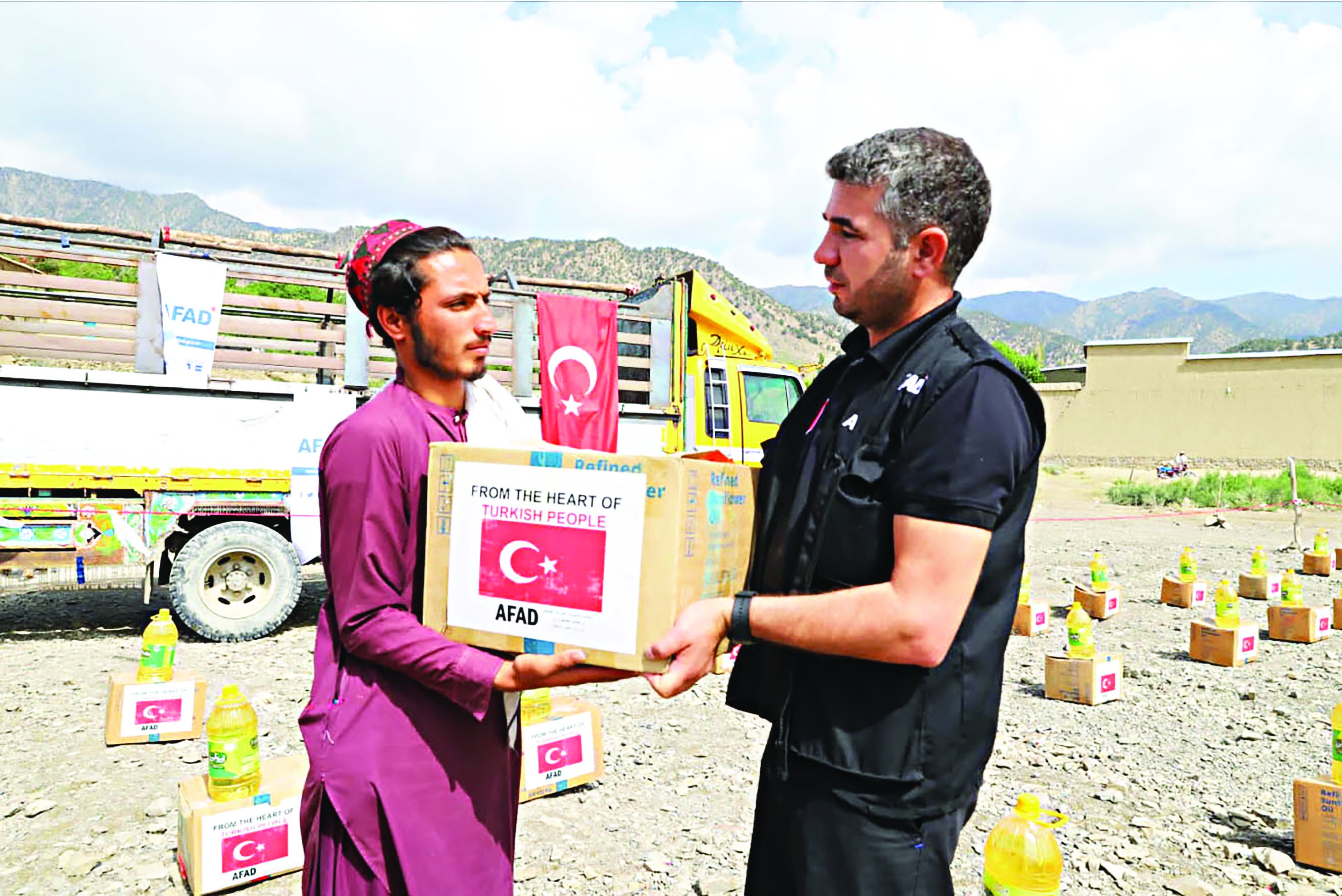 Cansuyu ve AFAD’dan Afganistan’a yardım