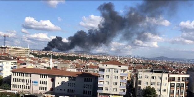 Çapa'da korkutan yangın!