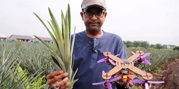 Çarpıcı proje: Ananastan İHA ürettiler