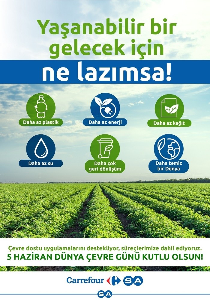 CarrefourSA, doğa ile uyumlu bir gelecek için çalışıyor 