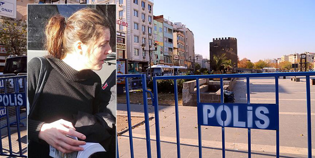 Çarşafla Sur'a girmeye çalışırken yakalandı