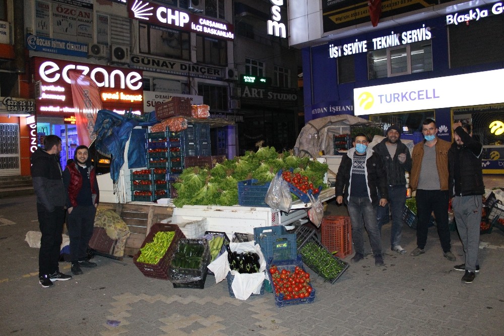 Çarşamba’da sokaklar bomboş kaldı 