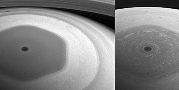 Satürn'deki yeni yörüngesinden ilk fotoğraflar