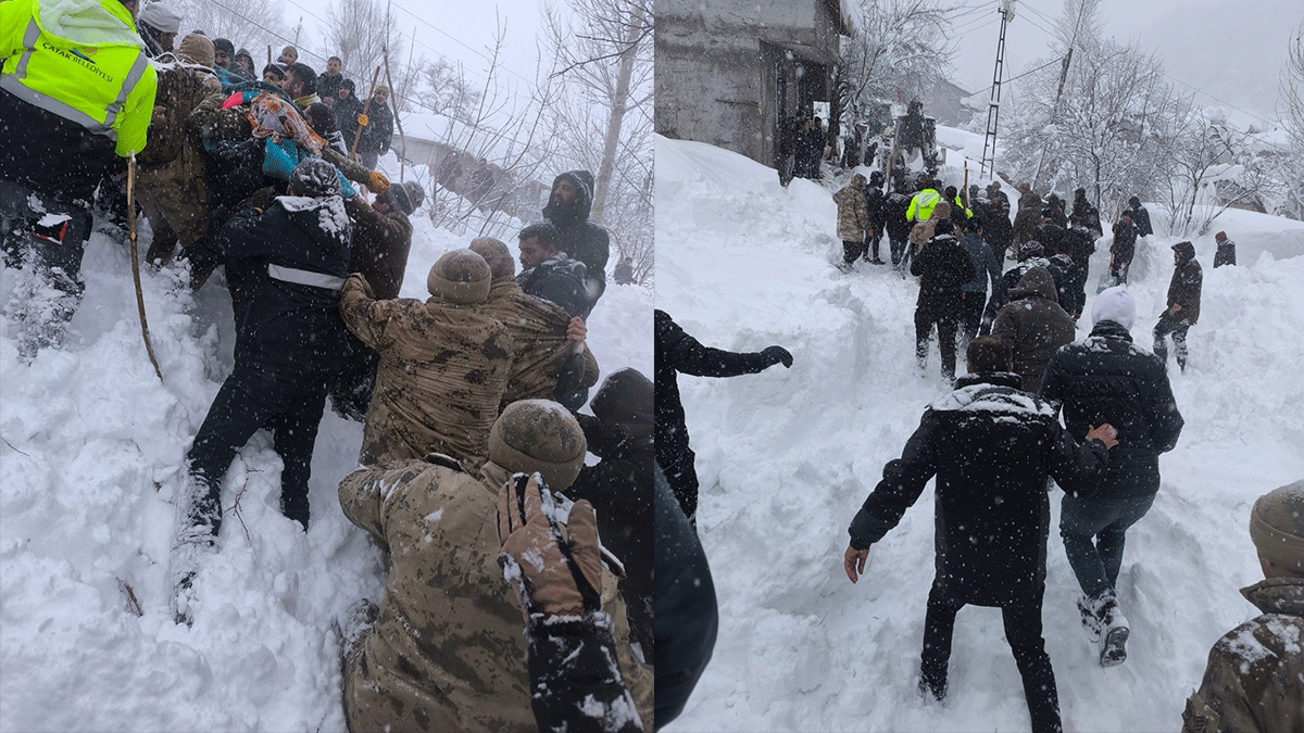 Çatak’ta 'Beyaz Ölüm' Mesaisi: Kurtarıldı Ama Yetmedi!