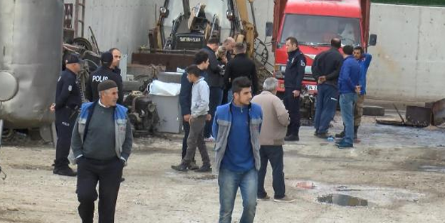 Çatalca'da büyük patlama! 2 işçi yaralandı