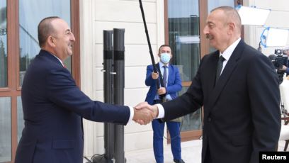 Çavuşoğlu Bakü'de! Can Azerbaycan’a destek ziyareti