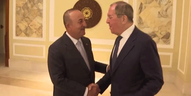 Çavuşoğlu, Lavrov ile görüştü