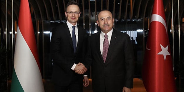 Çavuşoğlu, Macaristanlı mevkidaşı ile görüştü