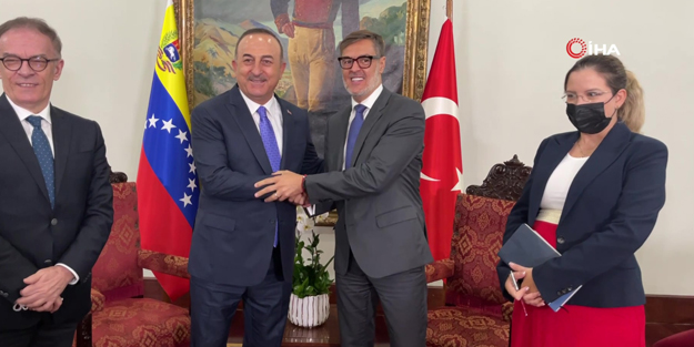 Çavuşoğlu, Venezuelalı mevkidaşıyla görüştü