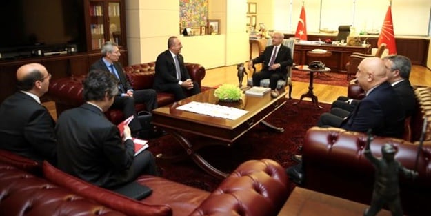 Çavuşoğlu'nun ziyareti sonrası CHP'den ilk açıklama: Olumsuz bakıyoruz