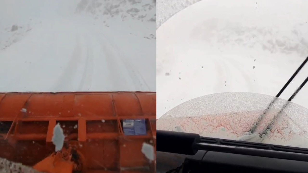 Çavuştepe beyaza büründü