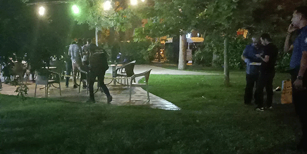 Çay bahçesinde oynayan çocuğa yorgun mermi isabet etti