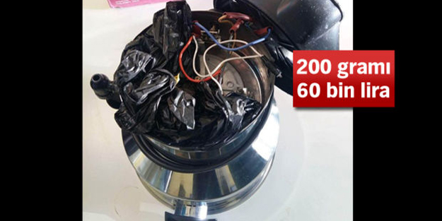 Çay semaverinden bakın ne çıktı!