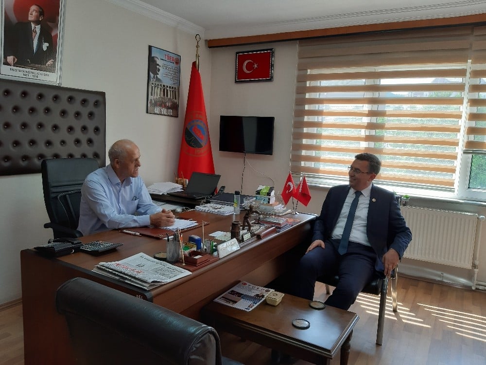 Çaycuma Kaymakamı Serkan Keçeli veda ziyaretlerini gerçekleştirdi 