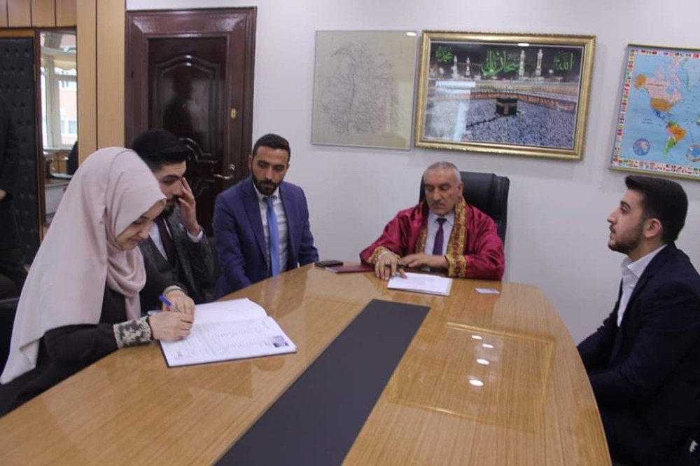 Çaycuma Müftülüğünde ilk resmi nikah kıydı 
