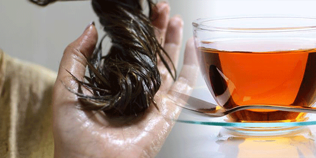 Çayı saçınızda bekletirseniz bakın ne olur!