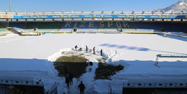 Çaykur Rizespor-Mersin İdmanyurdu maçı ertelendi