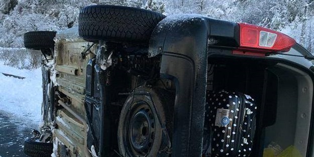 Çaykur Rizesporlu Sercan Kaya trafik kazası geçirdi