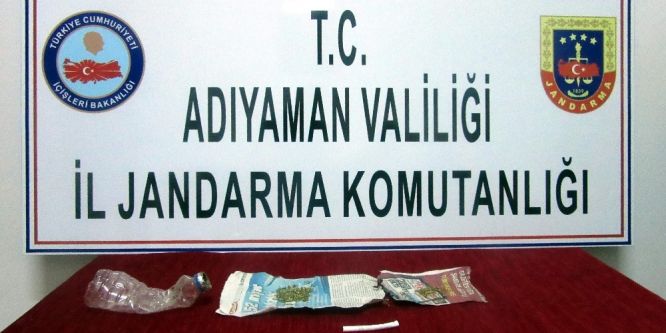 Şüpheli şahsın üzerinden esrar çıktı