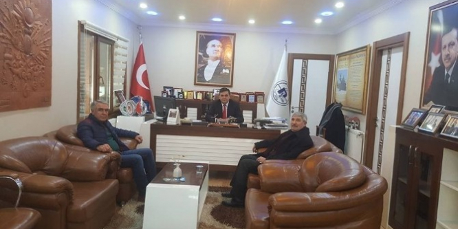 Başkan Muzaffer Yalçın’a ziyaretler