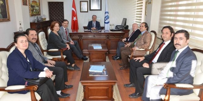 Rektör Uzun’a hayırlı olsun ziyaretleri sürüyor